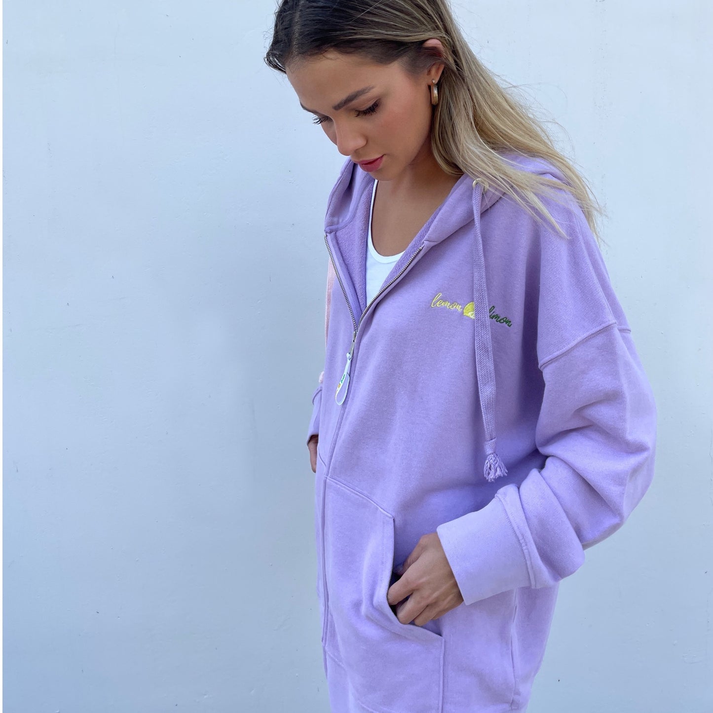 Zipper Hoodie Orchid Blossom