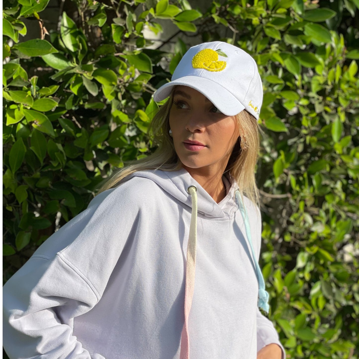 Lemon Embroidered Baseball Cap