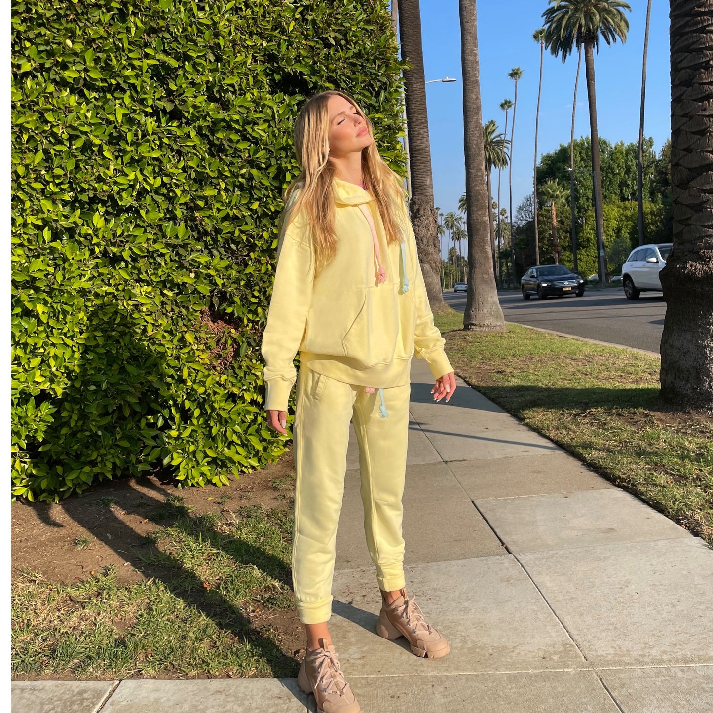 Sweatpants Pastell Yellow