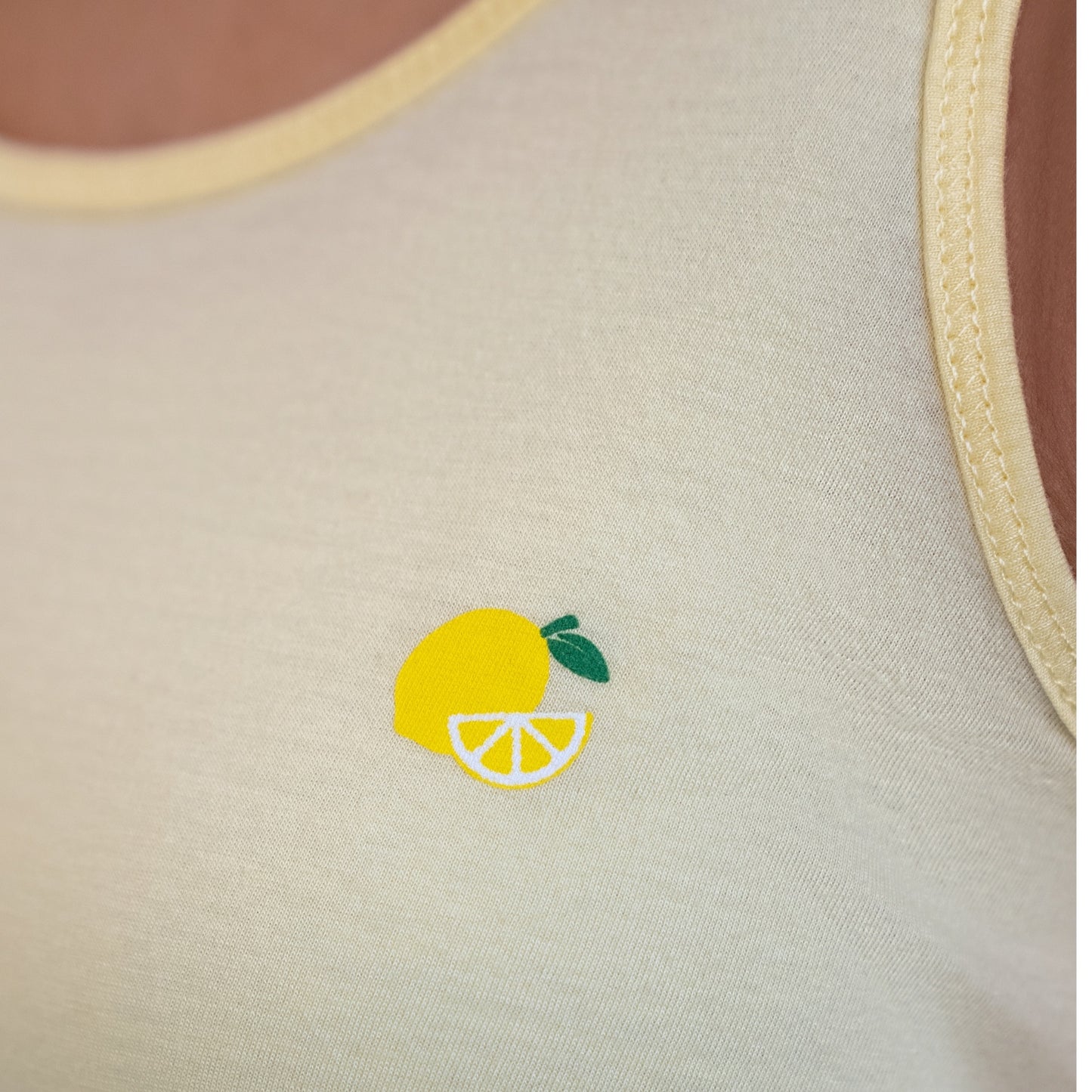 Tank Top Pastell Yellow