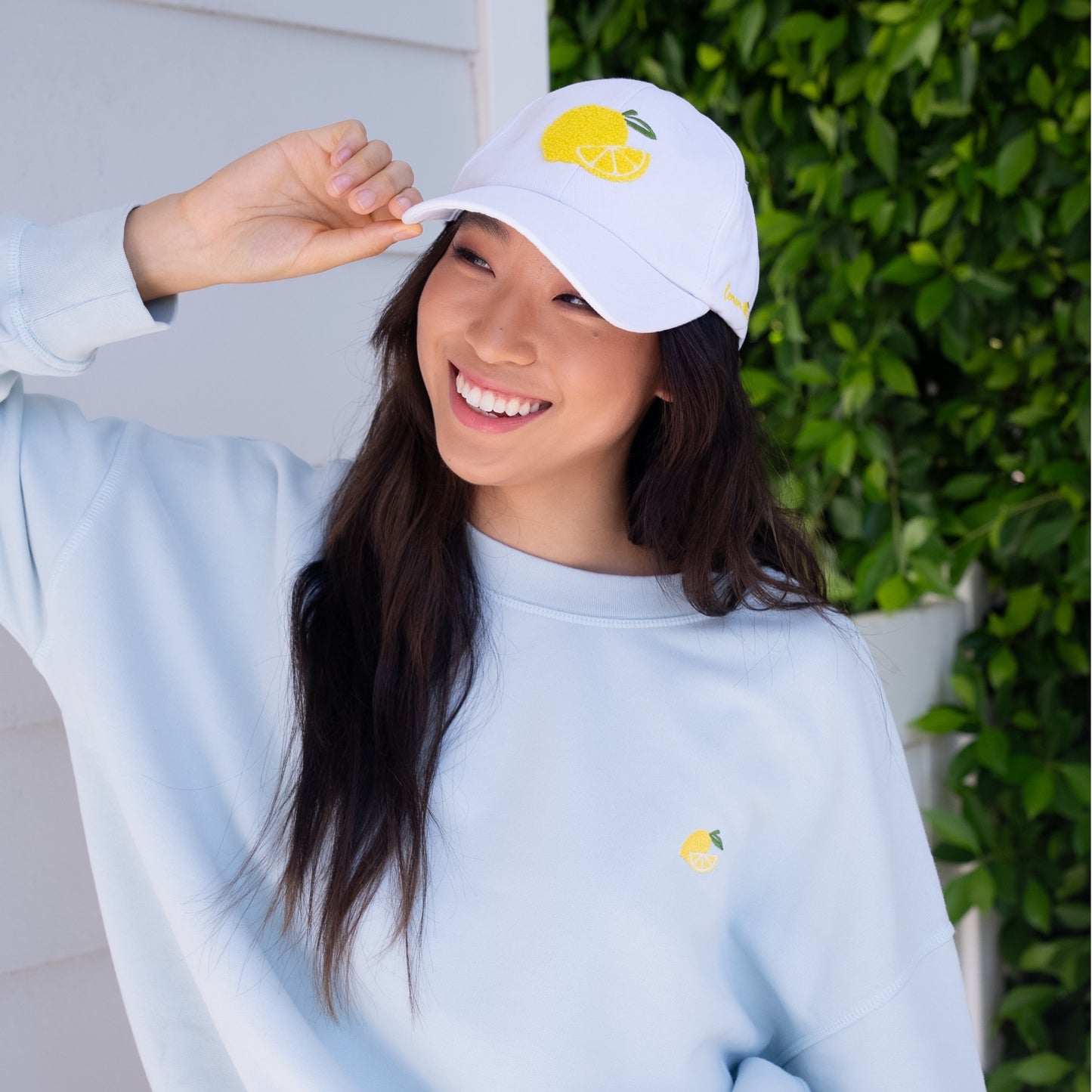 Lemon Embroidered Baseball Cap