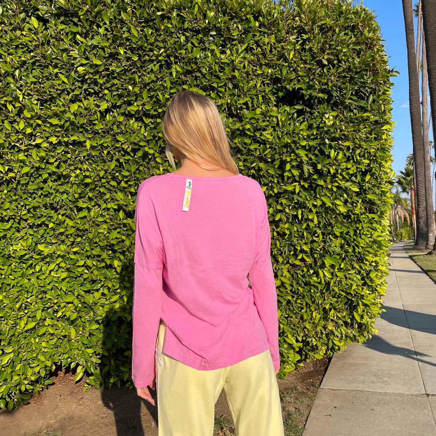 T-Shirt Long Sleeve Pink