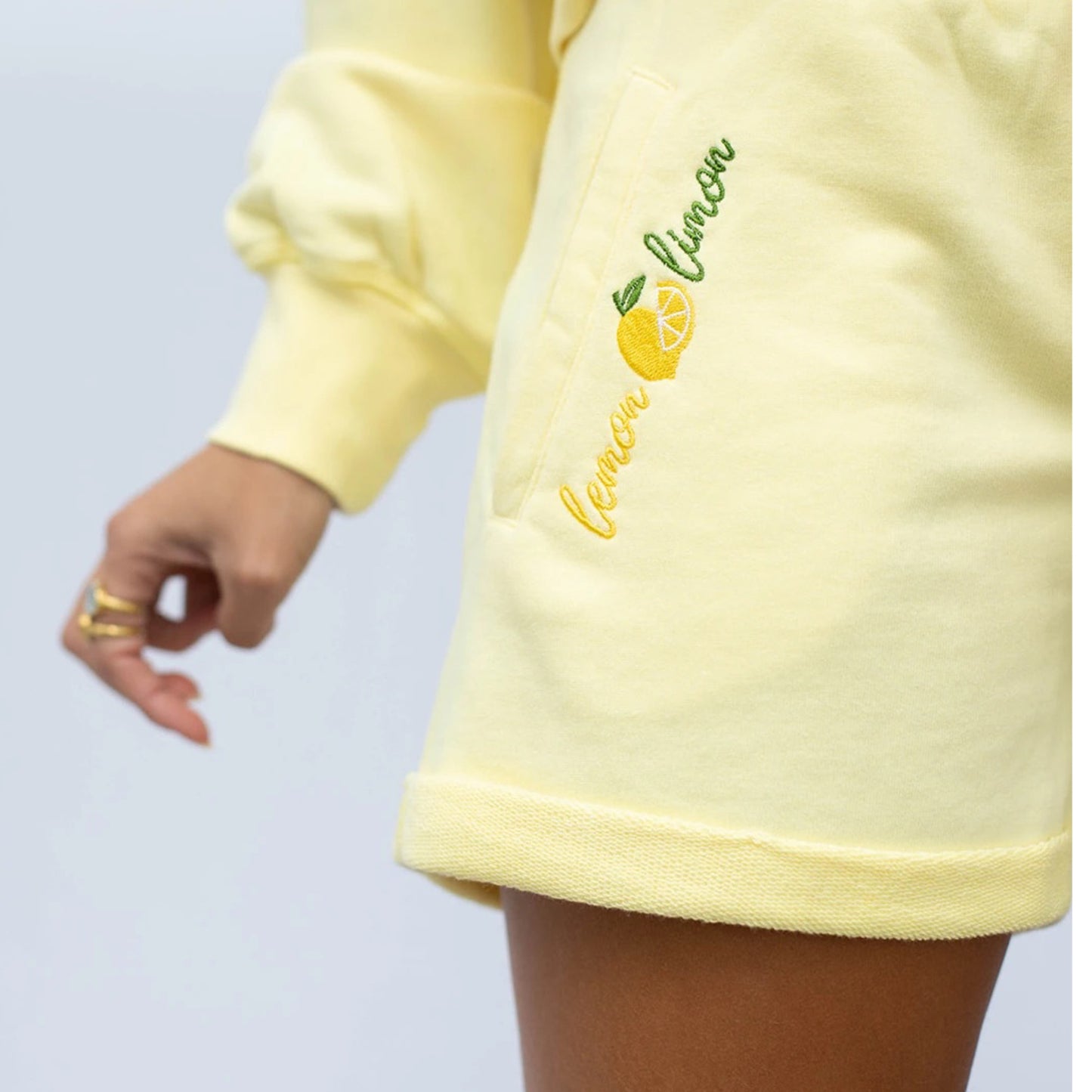 Sweat Shorts Pastel Yellow