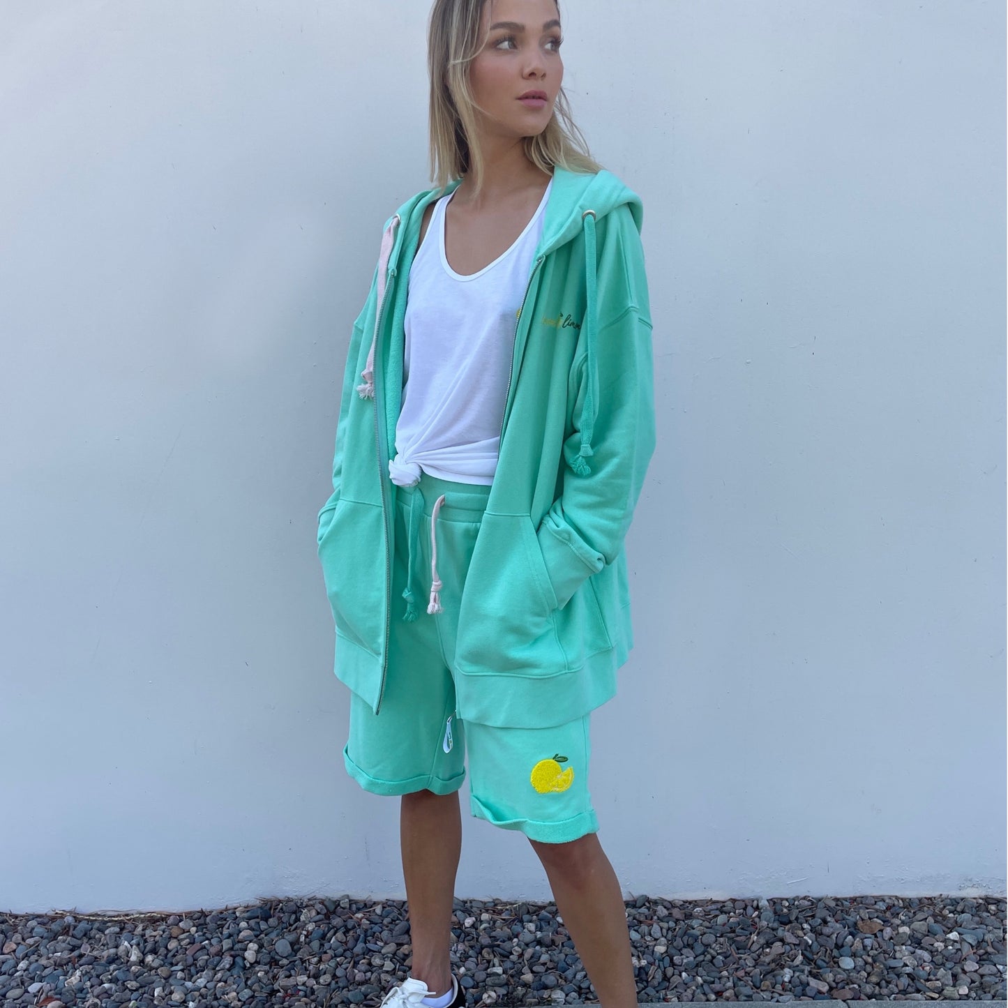 Zipper Hoodie Bubble Mint