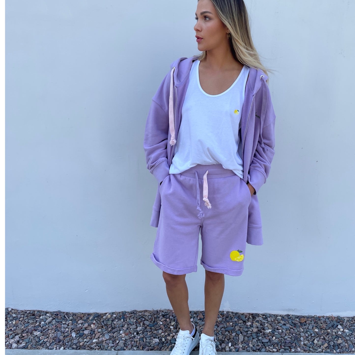 Zipper Hoodie Orchid Blossom
