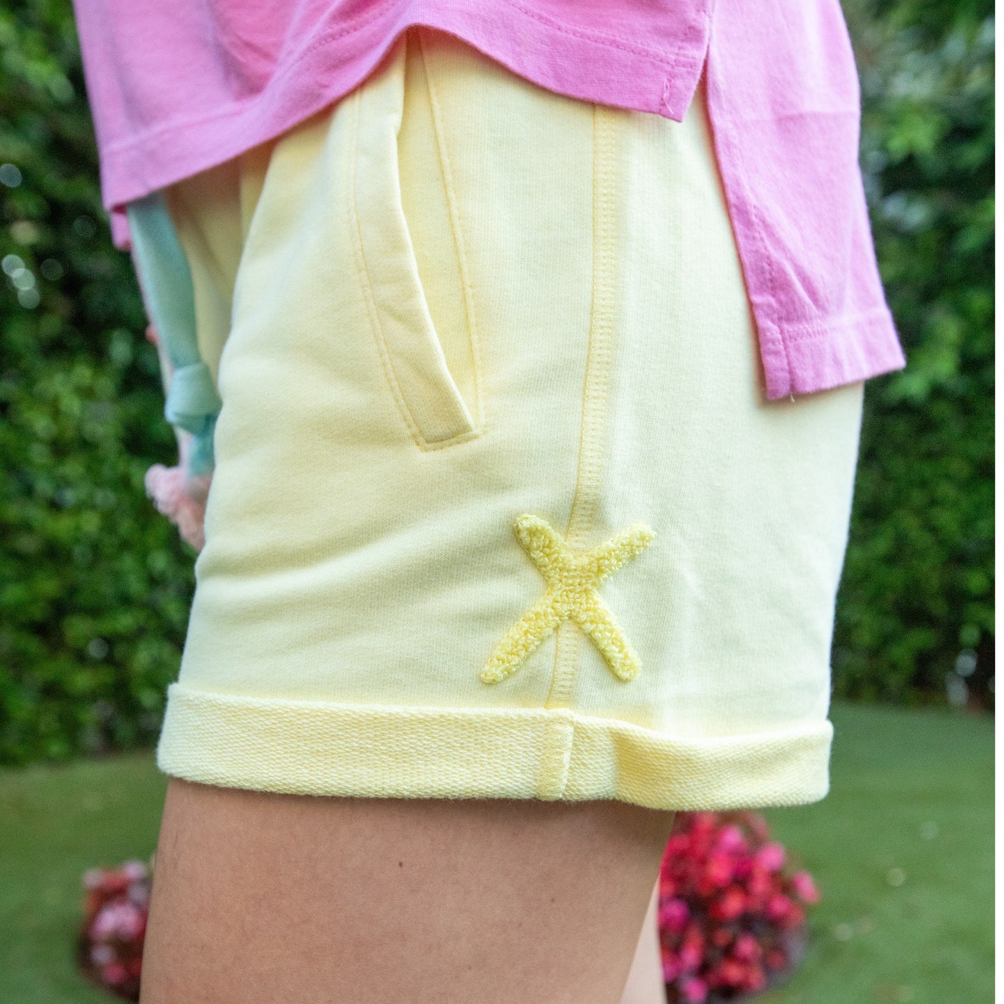 Sweat Shorts Pastel Yellow