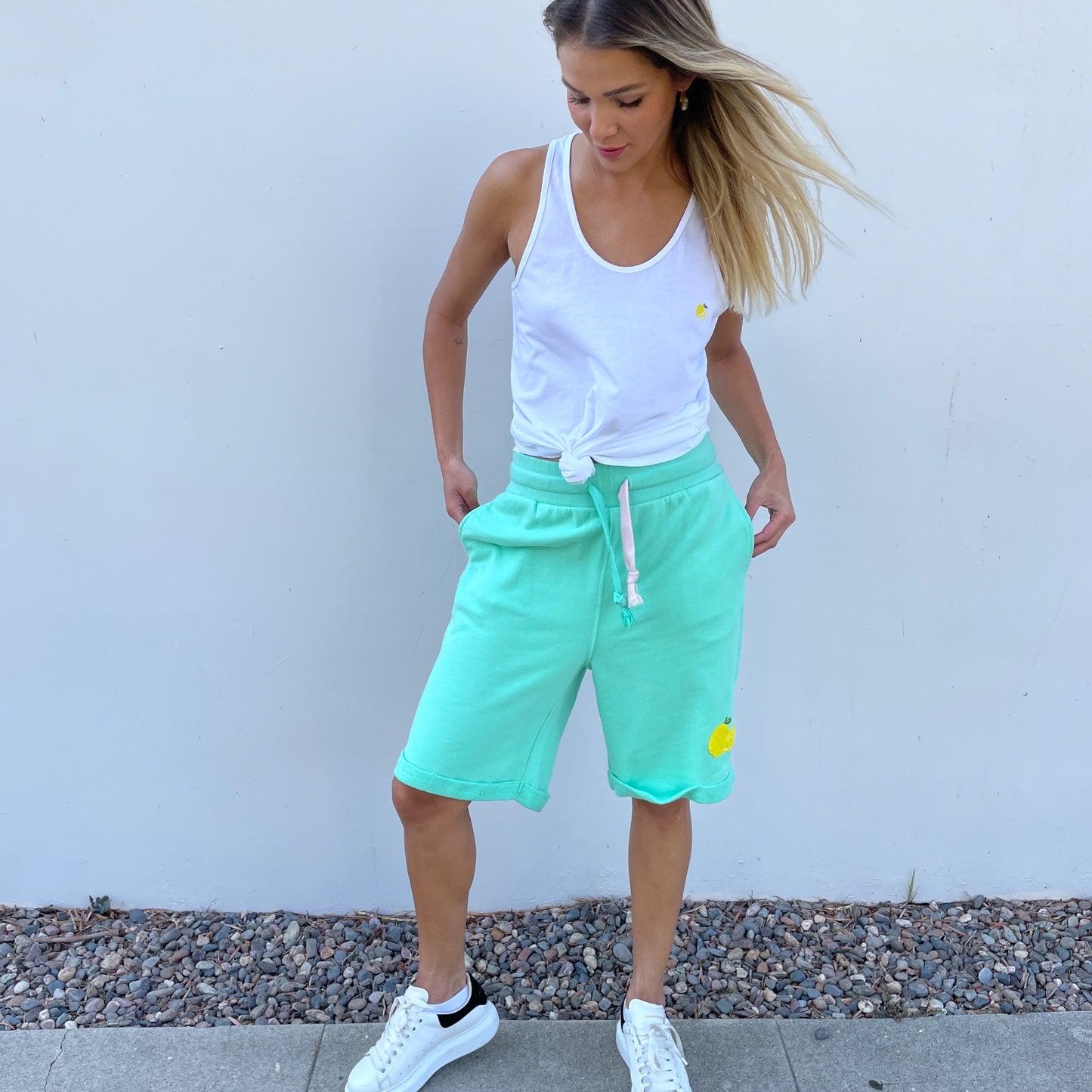 Boyfriend Shorts Bubble Mint