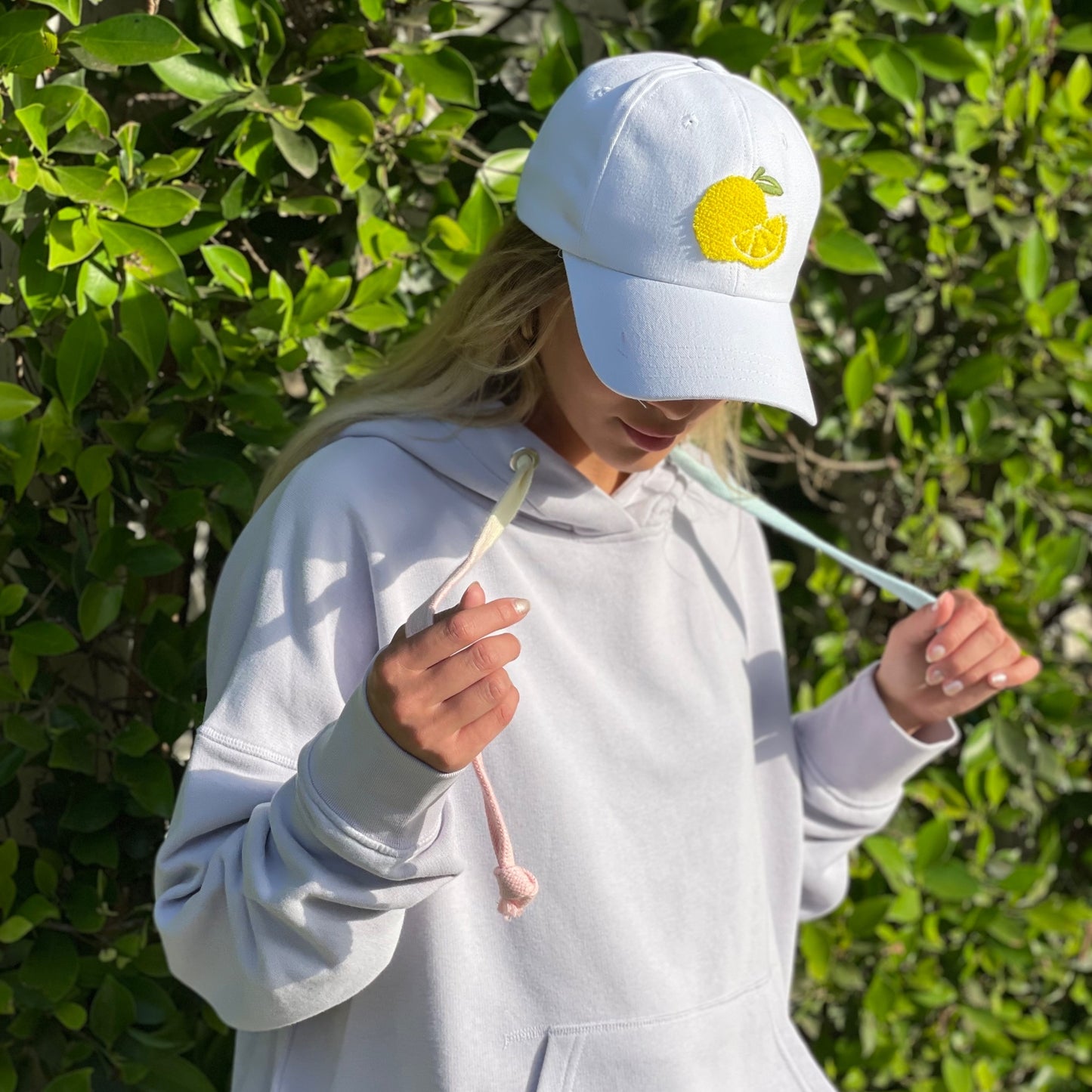 Lemon Embroidered Baseball Cap