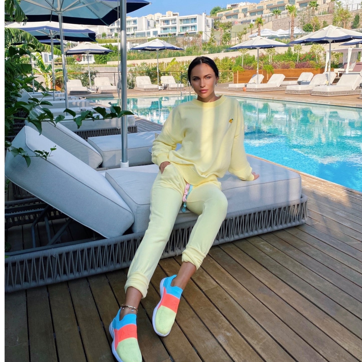Sweatpants Pastell Yellow