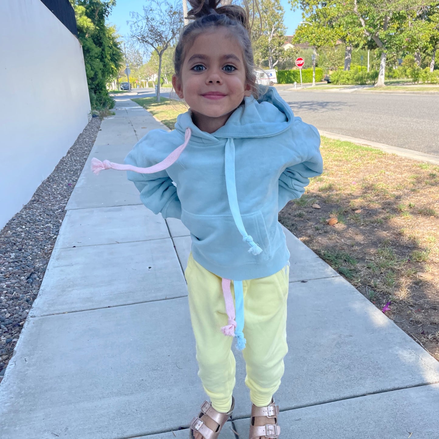Kids Pants Pastel Yellow