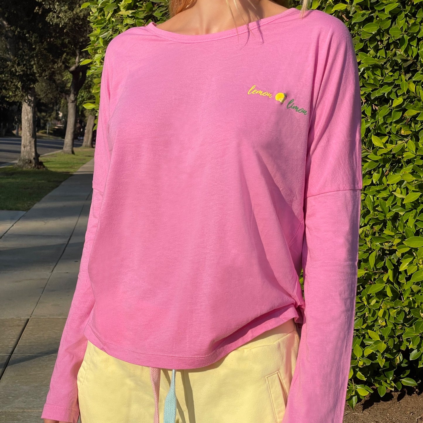 T-Shirt Long Sleeve Pink
