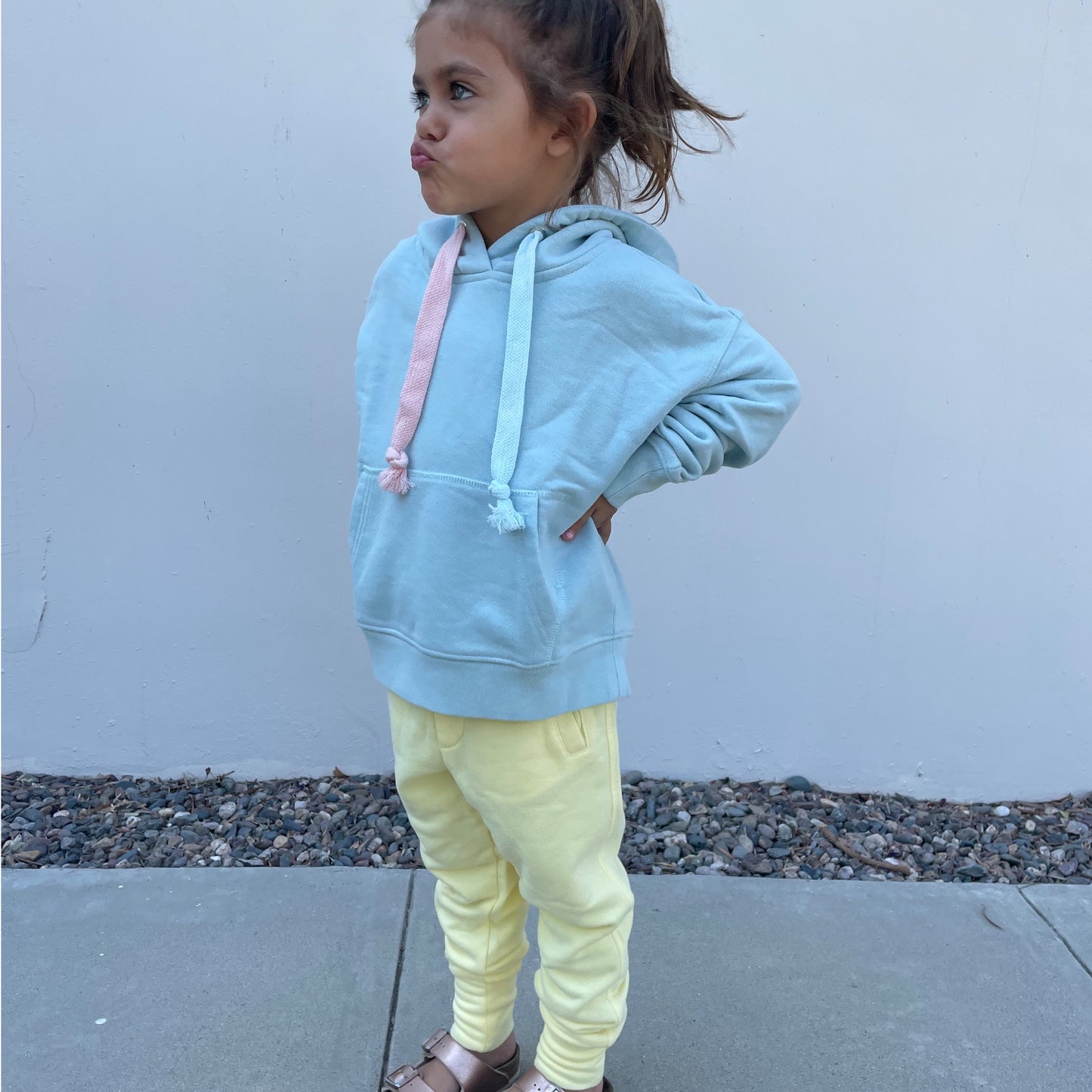 Kids Pants Pastel Yellow