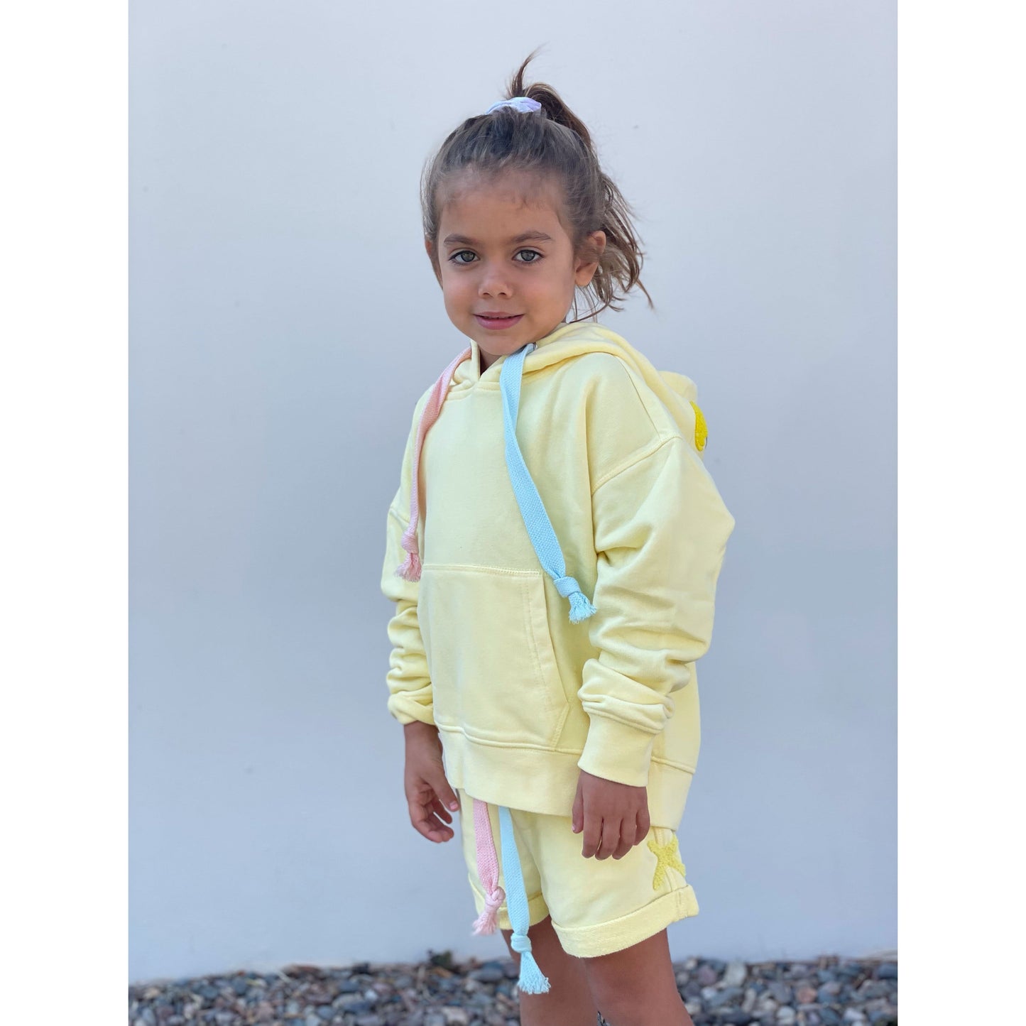 Kids Shorts Pastel Yellow