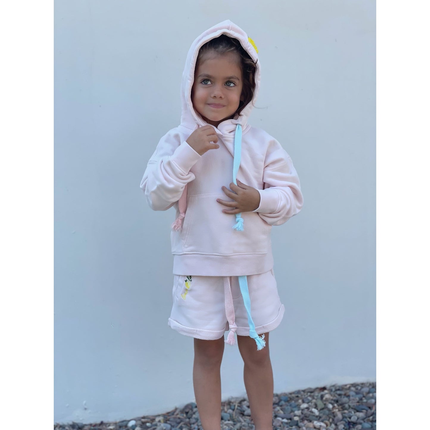 Kids Hoodie Pink Marshmallow