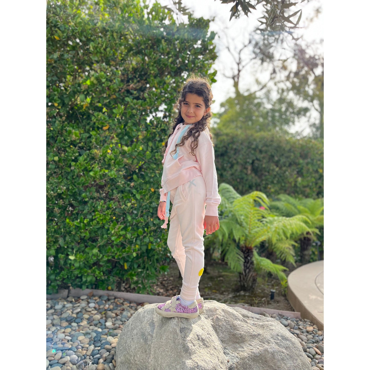 Kids Hoodie Pink Marshmallow