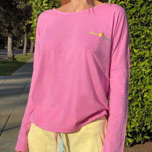 T-Shirt Long Sleeve Pink